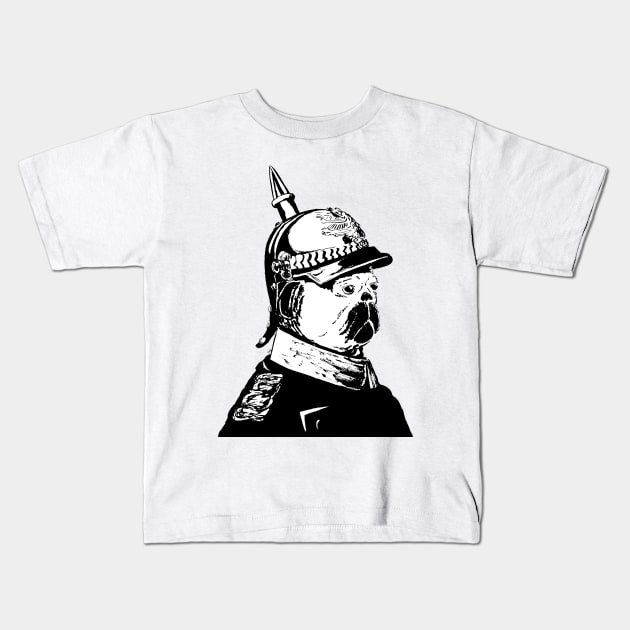 The emperor Pug Kids T-Shirt by gui